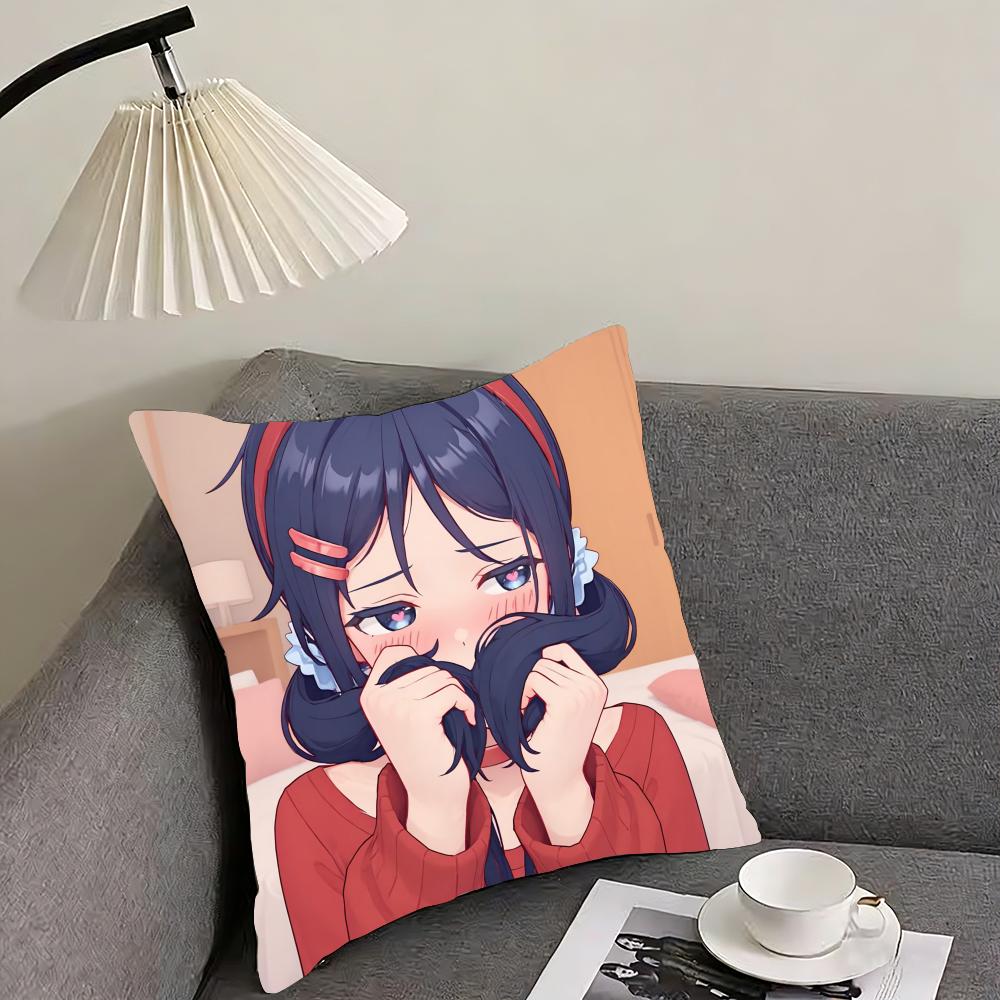 Video Game M-MiSide Mita Cushion Cover Reversible Plush Pillow Cover – For Car, Sofa, Bedroom, Perfect As a Gift.