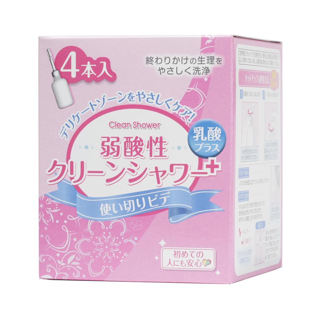 Okamoto Weak Acid Clean Shower Plus 4P X (120ml 4)