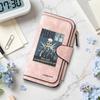 Skull Print Wallet Fashion Casual Multi Card Slot Portable Purse