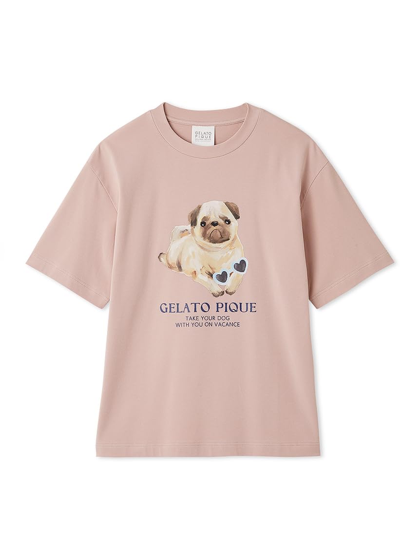 

Gelato Pique Unisex PUCT252291 PNK One-Point T-Shirt (M-L) розовый