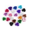 100 pezzi di testa di rosa in alluminio per gioielli, produzione di matrimoni, feste fai da te, artigianato, decorazione, perline di colore misto, decorazione per la casa