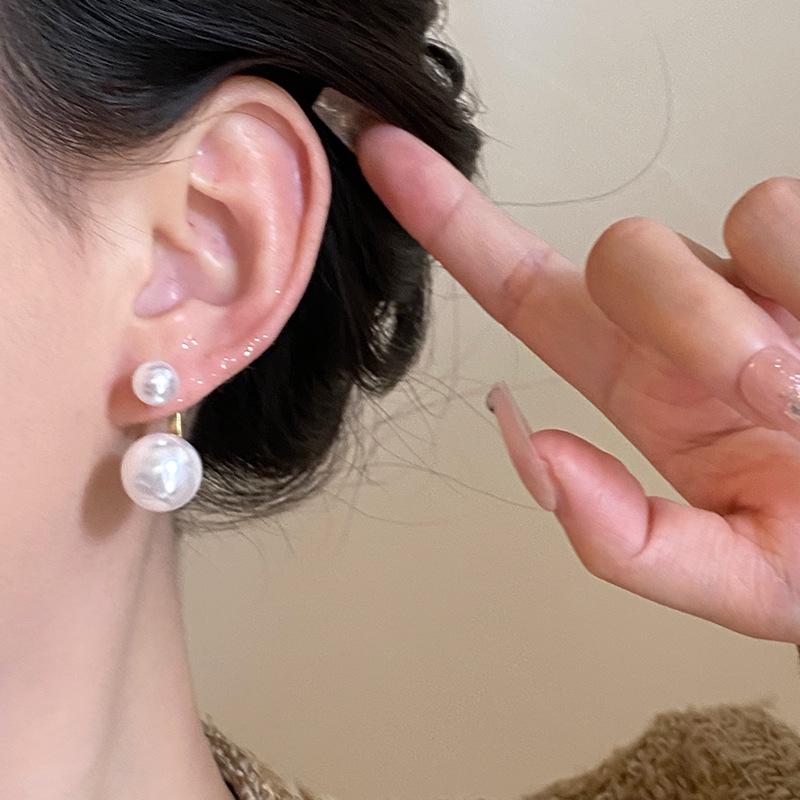 Women's 2024 Pearl Tassel Dangle Earrings - Unique French Style Studs