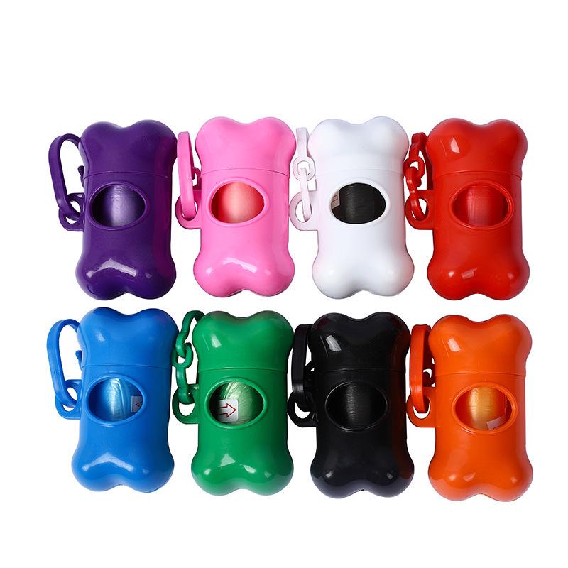 Bone-Shaped Portable Poop Scooper with Waste Bag Dispenser