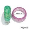 New Colorful Foil Geometric Resin Wide Bangle for Women Stackable Chunky Acrylic Round Statement Bracelets Trendy Jewelry Gifts