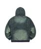 Istkunst Paneled Denim Hood Zip-Up_Green(Ik2Efmd111A)