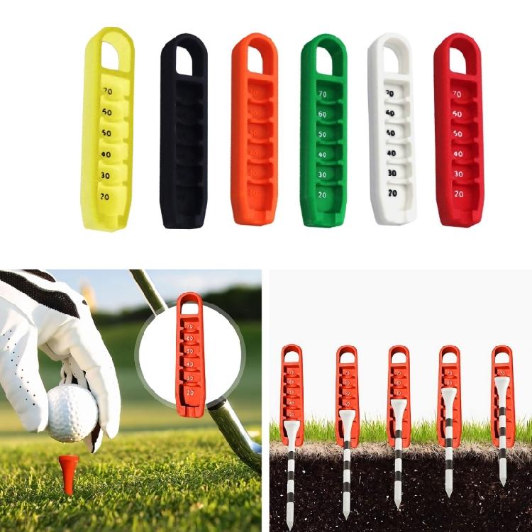 Golf Tees Height Adjuster Golf Tees Height Gauge Elevator Training Tool Plastic Adjustments Tees Height Positioner