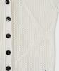 Yunse [Unisex] Scallop Hatch Cardigan (White)
