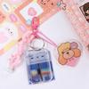 Photo Sleeves Student Card Case Collect Keychain ID Holder Pendant Photocard Holder Card Sleeves