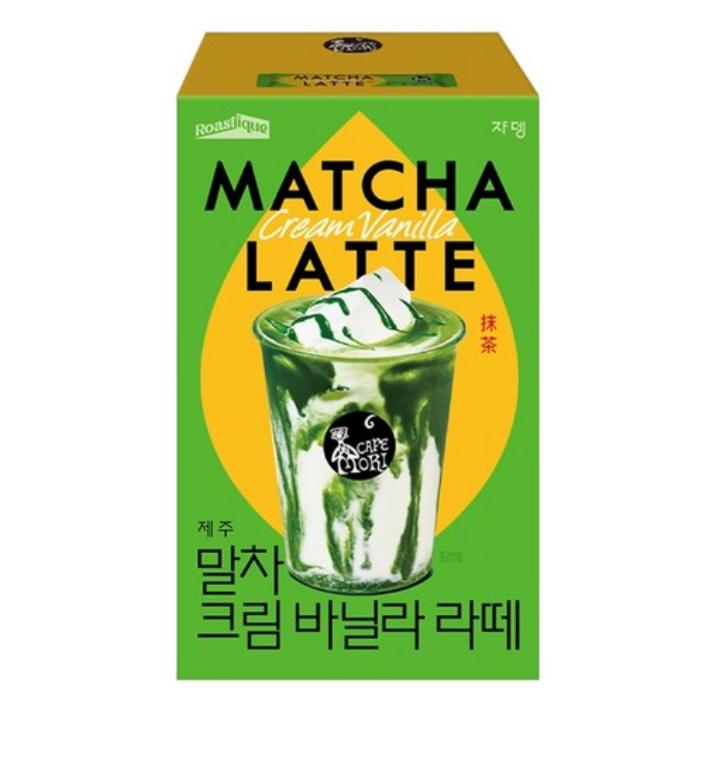 Jardin Rostique Café Mori Matcha Cream Vanilla Latte (10 Sticks) — Smooth & Sweet Green Tea Latte