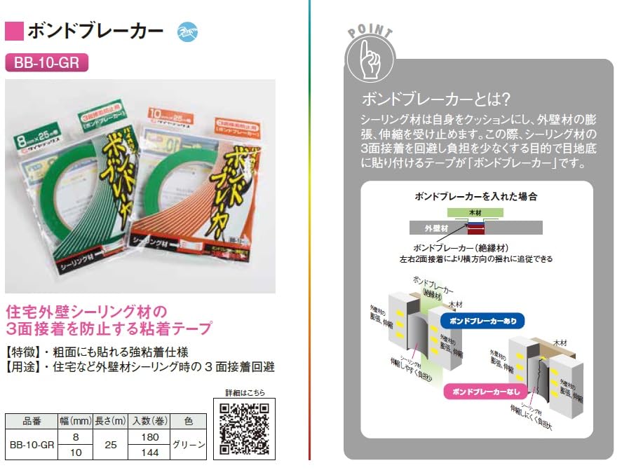 Diatex Bond Breaker Tape, 8mm X 25m, BB10GR, 30 Rolls