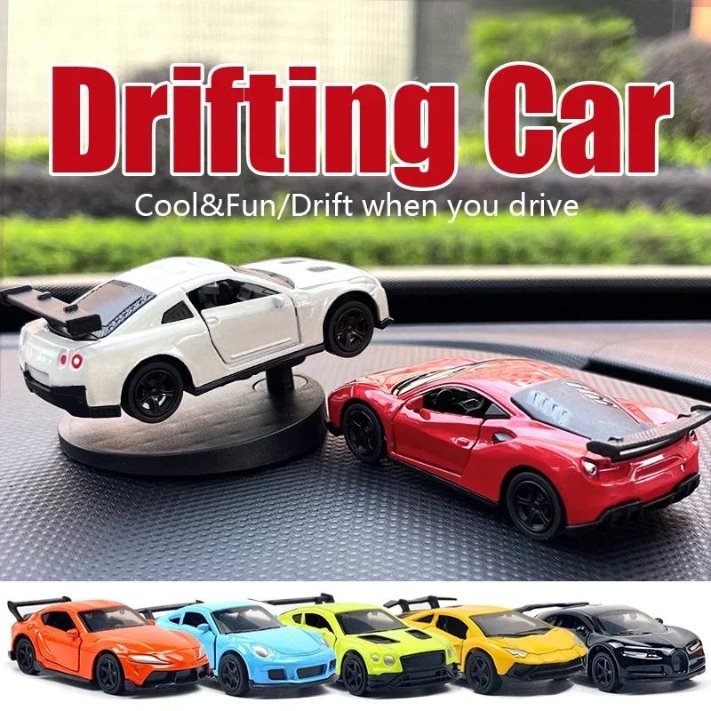 Sports Car Drift Rotating Center Console Decoration Auto Dashboard Turning Racing Model Car Individuality Decor