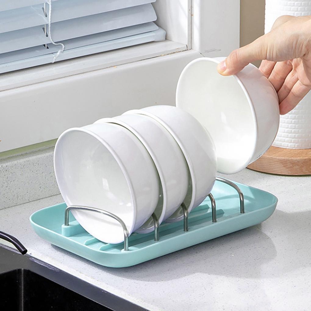 

Fine Home Mini Dish Drying Rack (Blue) Small Plate Rack