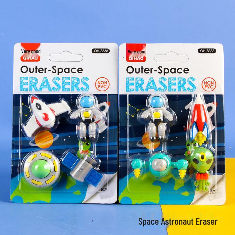 Adorable Cartoon Mini Eraser Set for Students – Perfect Back-to-School Gift