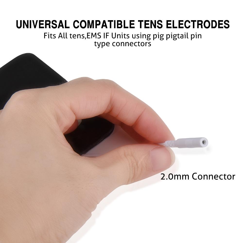 5 Pieces 9X5cm 2mm Non-woven Fabric Pin Type Electrode Pads Massage Machine Dedicated Patch Universal Product