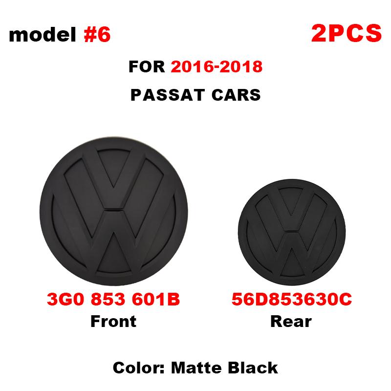 Volkswagen MK4 Volkswagen Logo Car Front Grille Rear Hood Badge For VW Passat B8 16-2018 Volkswagen PASSAT B7 B6 2011-2015 Auto Emblem Stickers