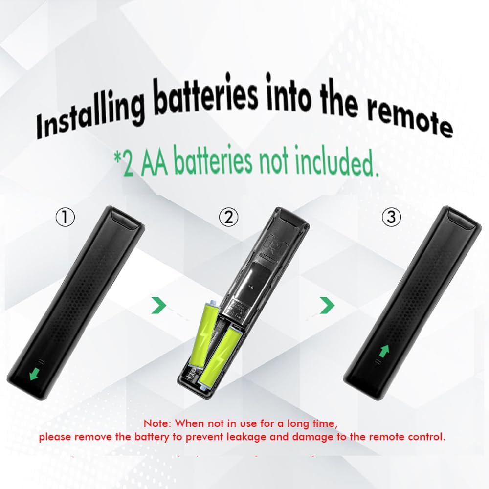 Replacement Remote Control for Samsung Smart-TV 4K Curved TV UHD QLED TVs, with Netflix, Prime Video,rakuten Buttons