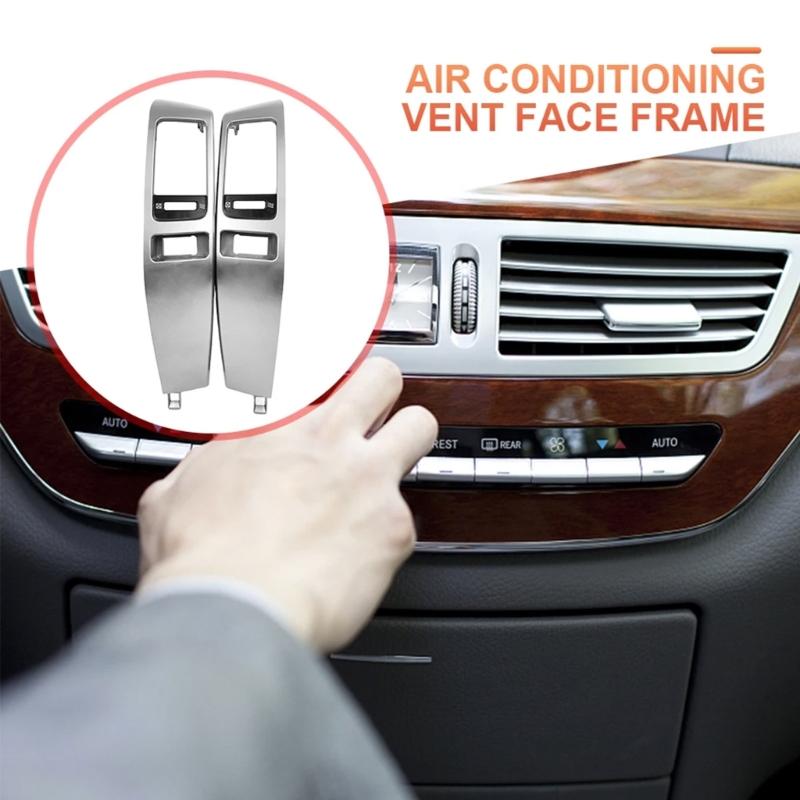 Car Air Conditioner Outlet Frame Air Vent Sensor Plate Panel Suitable for FJ120 120 Series 55474-60040 2003-2009 1 Pair