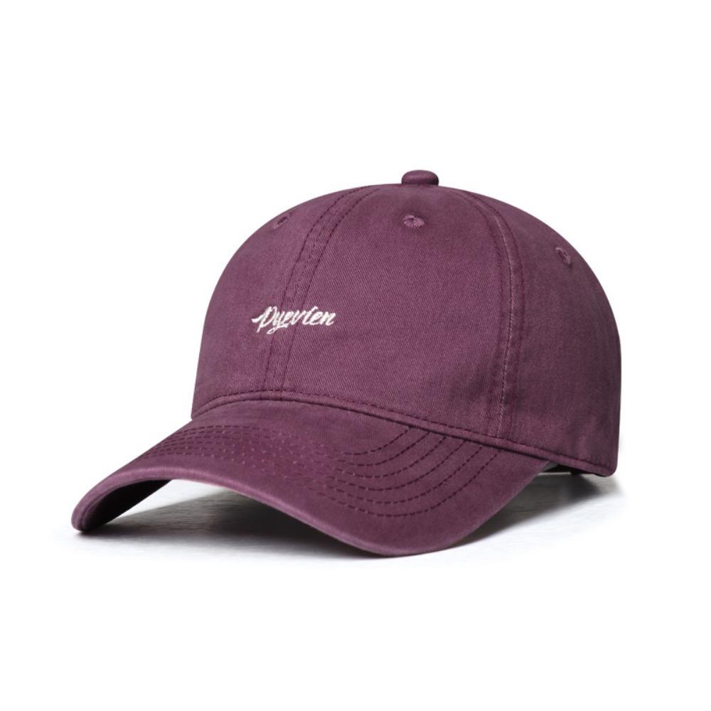 Sunscreen Embroidered Letter Cap Korean Style Cotton Hat Apparel Accessories Baseball Cap  Girls