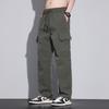 American Trendy Overalls Men's Spring and Autumn New Straight Loose Charging Outdoor Paratrooper Casual Pants