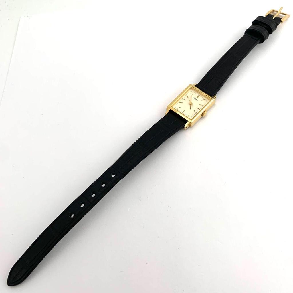 Used [Used] SEIKO 4N21-5012 Watch Square Gold