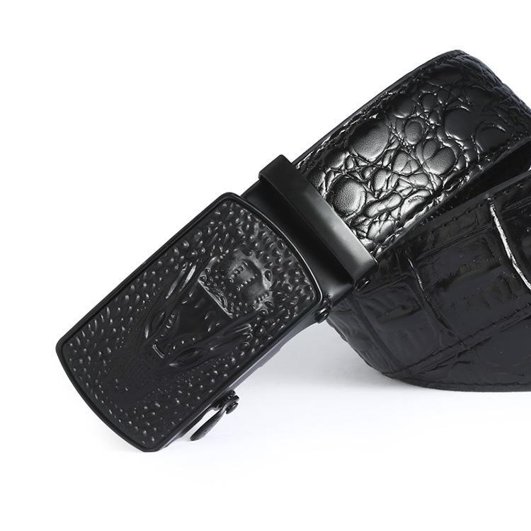 Personalized Crocodile Pattern Men's Automatic Buckle Belt