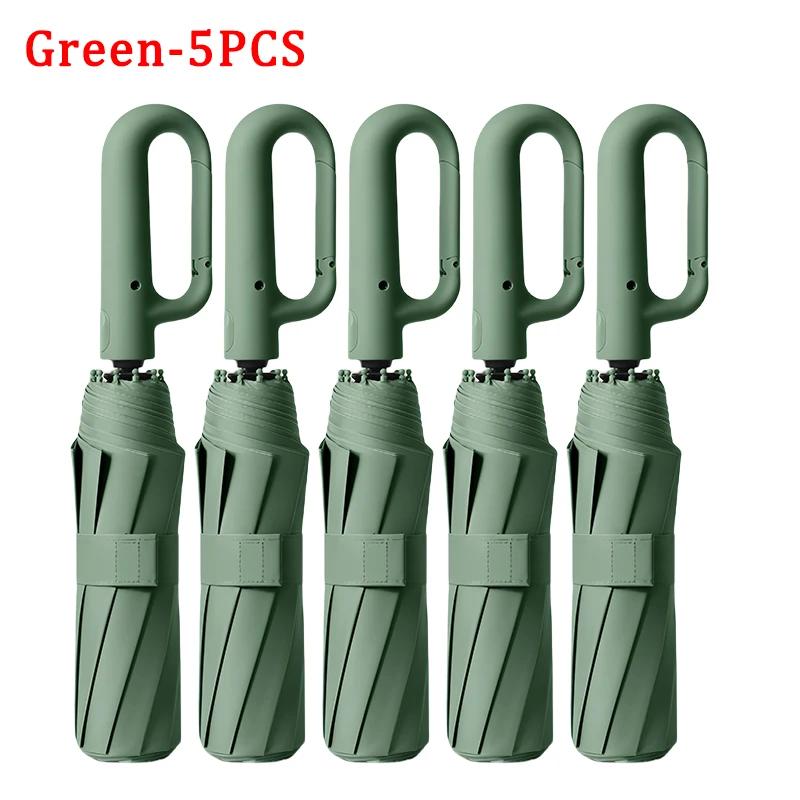 1/3/5 шт. полностью автоматический зонт с пряжкой-кольцом — фото 21