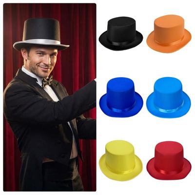 Magician Costume Magician Top Hat Multi Occasion Wear Party Costume Cap Magicians Hat  Party