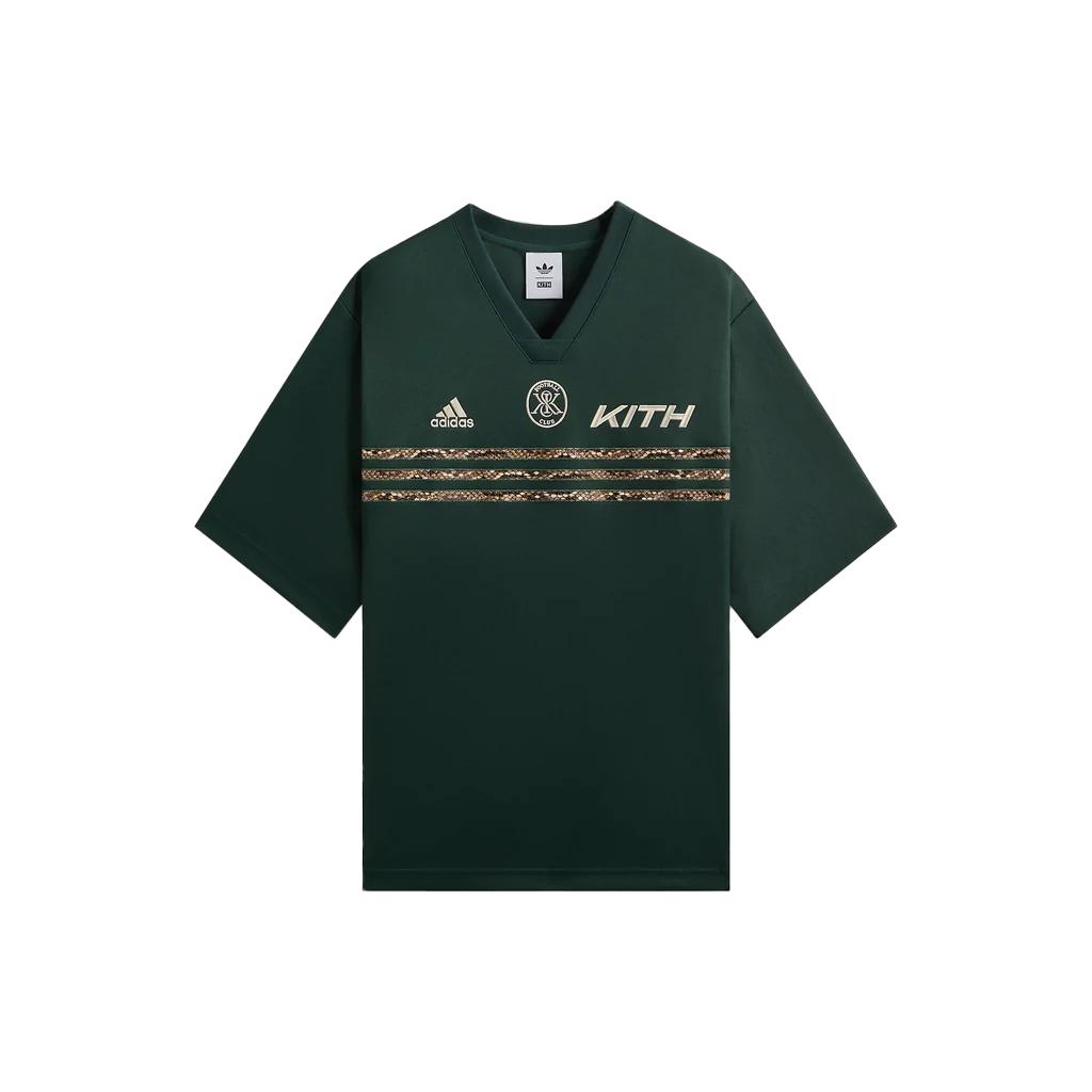 Kith For Adidas Football Python Jersey Stadium Men Tops Green AAKA5839 XL