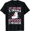 Nur noch eine Folge, versprochen Koreanisches Drama K-Pop K-Drama T-Shirt Damen Kleidung Grafische T-Shirts Ästhetisches Lustiges T-Shirt Baumwolle