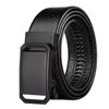 Trendy Youth & Middle-Aged Men's Genuine Leather Automatic Buckle Belt - Korean Style for Casual & Business Wear
