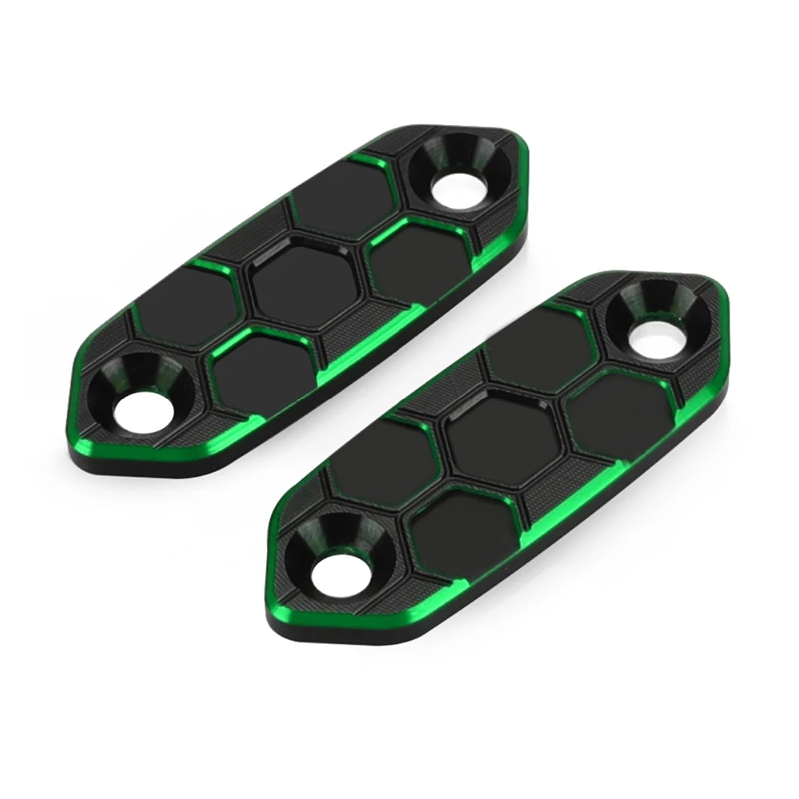 

Motorcycle Rear View Mirror Hole Cap Block Off Baseplate Cover Decoration Compatible with 650 One Size зелёный