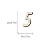 Wooden Birthday Number Sign for Baby's First Birthday & 100 Days Photo Props