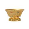 Tibetan Buddhist Water Offering Bowls Hand Carved Tibetan Buddhist Offering Bowl Gilded Water Cup Copper Yoga Meditation