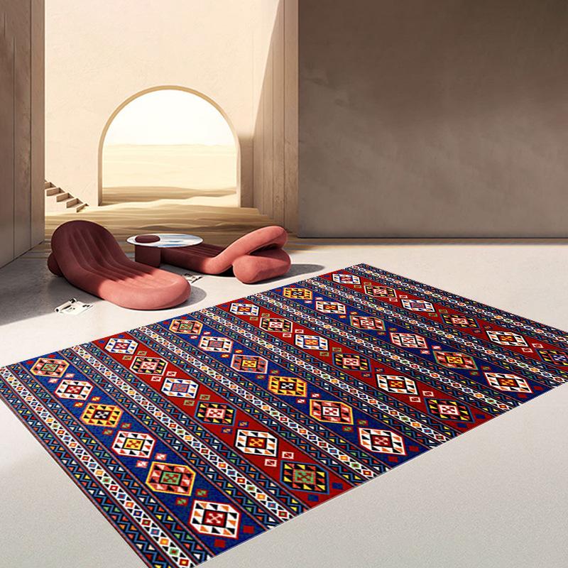 

Ковры Персидский винтажный ковер для гостиной Коврик для спальни Нескользящие коврики Абсорбент Бохо Марокко Этнический ковер в стиле ретро 160x240 80*120cm