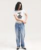 Kimseupeulesikoteunmakes (Unisex) Big Dream Tee White(Black)