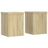 VidaXL Plant Stands 2 Pcs Sonoma Oak Engineered Wood, Flower Stand, Pot Stand, Plant Support 852890