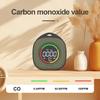 3 In 1 Carbon Monoxide Detector 1000mAh Portable Gas Detector CO Detector Alarm Temp Humidity Sensor for Outdoor Camping RV Car