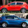 2PCS Car Door Waist Line Stickers For Kia Sportage Auto Body Sport Strips Style Vinyl Film PVC Decor Decals Tuning Accessories