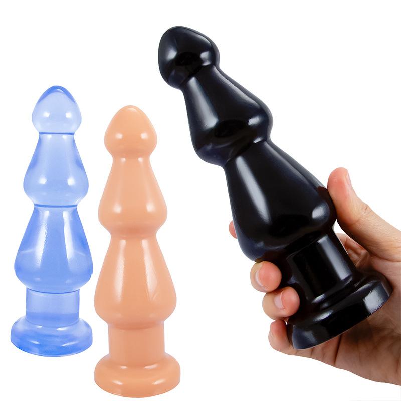 Super Comfortable Anal Plugs Small Pull Beads Crystal Anal Strip Pvc Roller Ball Massager Adult Products Female Anal Plugs