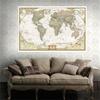 Decorative Hanging Picture Retro World Map Posters Education Printing Wall Art Pictures Painting Office Home Decoration