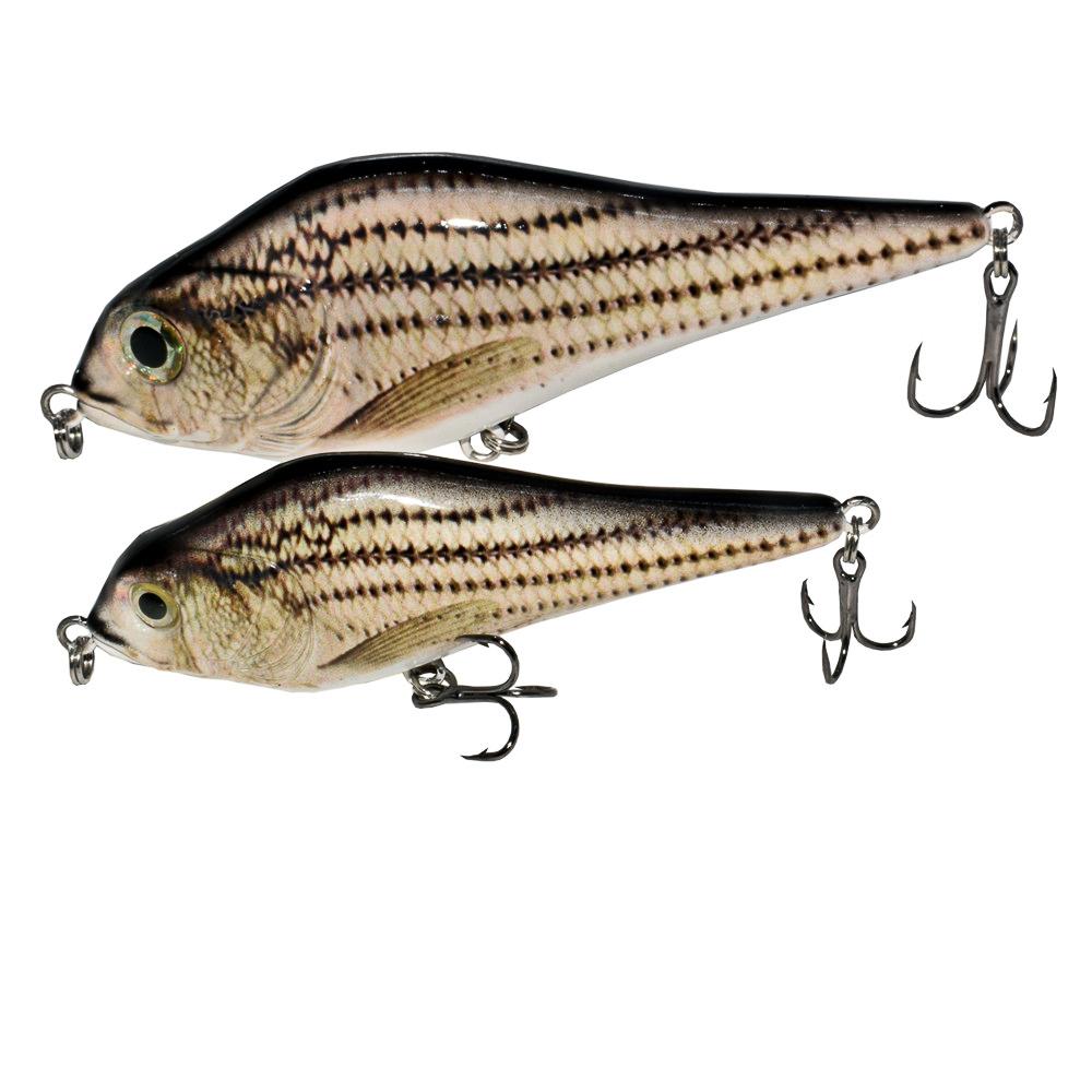 Fishing Lure Bait Swimbait Jerkbait 4inch 6inch Minow Fishhook Crankbait Muskie Bass Lure