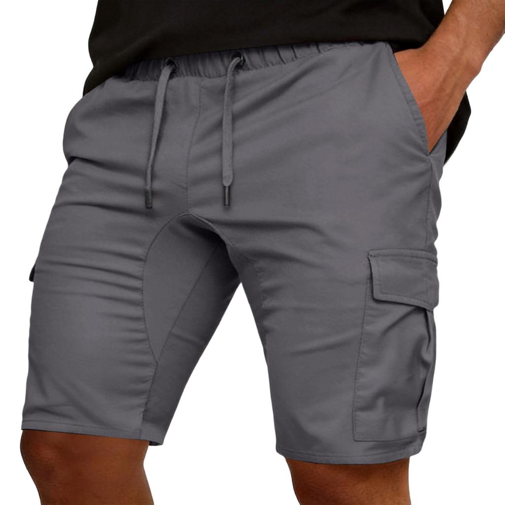 Men's Casual And Fashionable Five-inch Length Shorts - Men's Drawstring Breathable Sports Work Pants