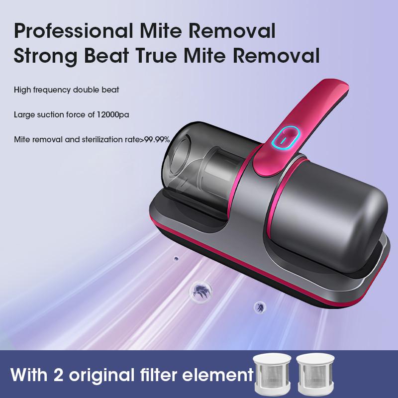 12000Pa UV 100W Mattress Vacuum Mite Dust Remover Household Wireless Handheld Powerful Suction Vacuum Cleaner