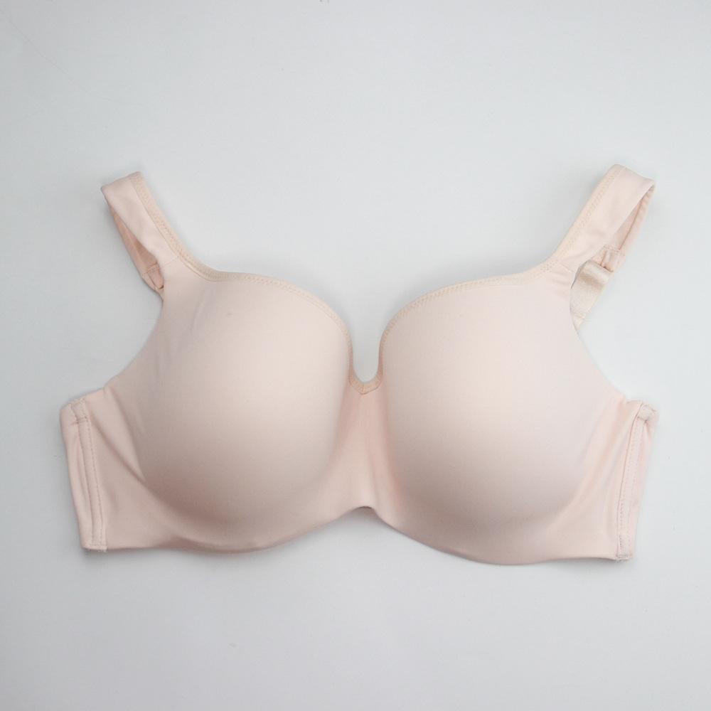 

Плюс Размер Женское Нижнее Белье Полные Чашки Бюстгальтер Со Сборками Push Up Бюстгальтер Удобное Бесшовное Нижнее Белье Топ 100F телесный