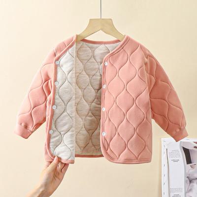 Children's Boys And Girls Winter Warm Jacket With Thick Cotton Clip