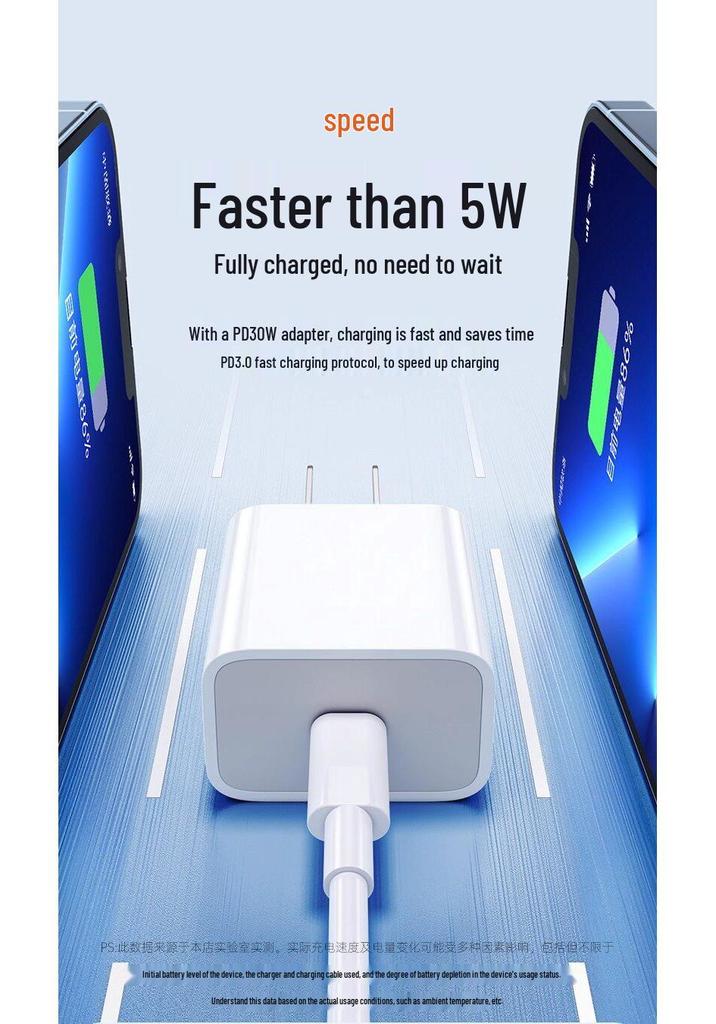 PD30W Fast Charging Cable for Apple iPhone 17/16/15/14/13, iPhone 11 Pro Max & Tablet
