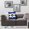 Stripes HSV Hamburger Sportverein Square Pillow Cases Football Club Cushion Cover Decor Pillowcase for Living Room 18"x18"
