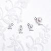 Surgical Steel Acrylic Pearl Pendant Accessory Materials