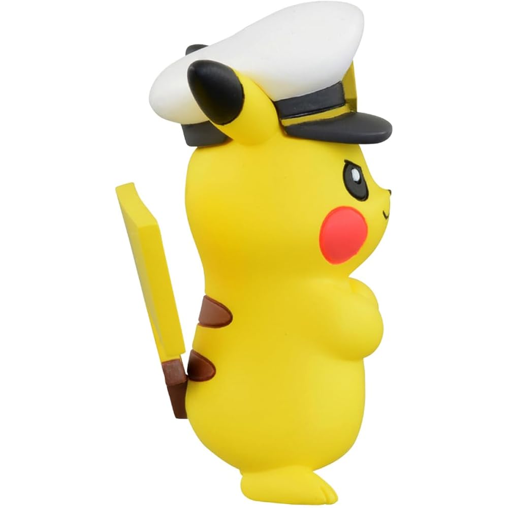 Pokemon Moncolle MS-12 Captain Pikachu Collectible Figure 10cm