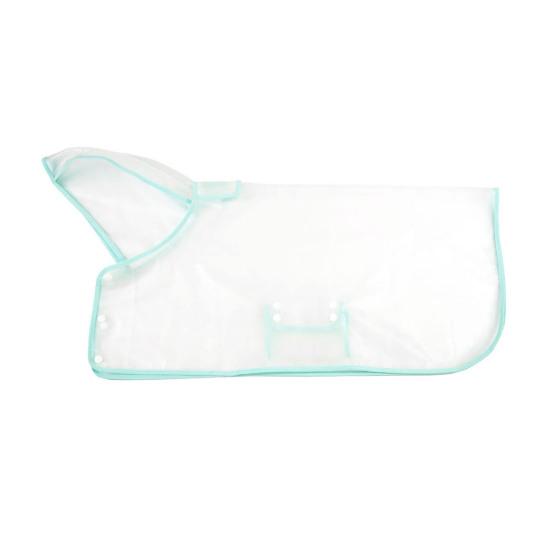 Průhledný psí pláštěnka Vodotěsné pončo pro mazlíčky Pláštěnka s kapucí s otvorem na vodítko pro štěňata Malé až velké psy